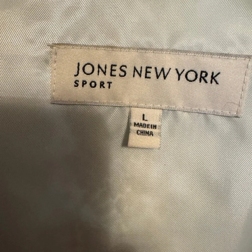 Jones New York Olive Green Snake Print Utility Jacket - Picture 2 of 5